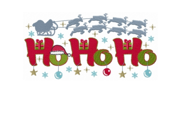 Ho Ho Ho: A Festive Embroidery Design Review