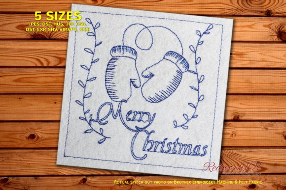 Santa Gloves: A Festive, Flexible Embroidery Design for Small Shops